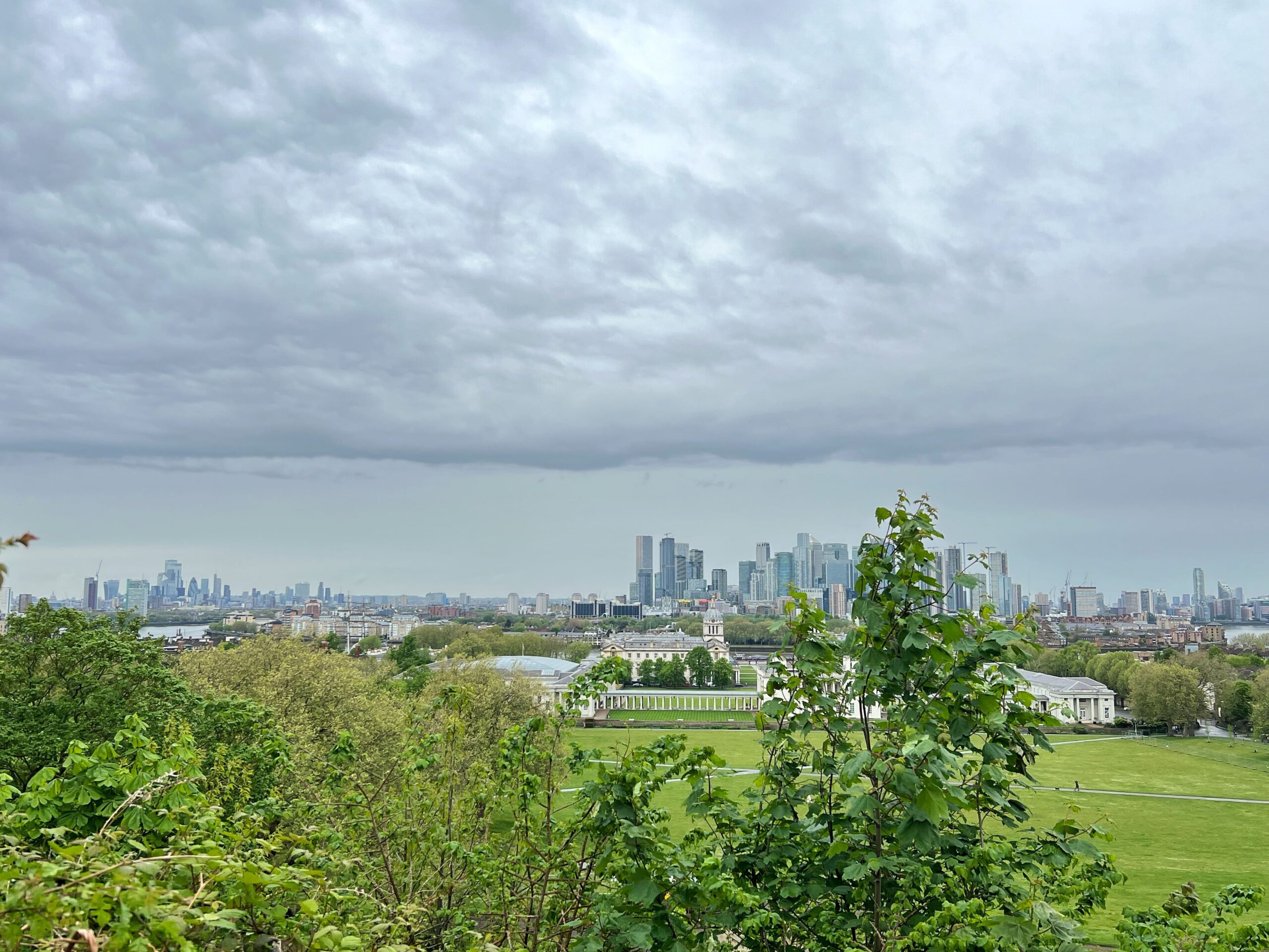 Panorámica Espectacular desde el Observatorio de Greenwich, Londres Observatorio de Greenwich | Visita Londres en 4 días