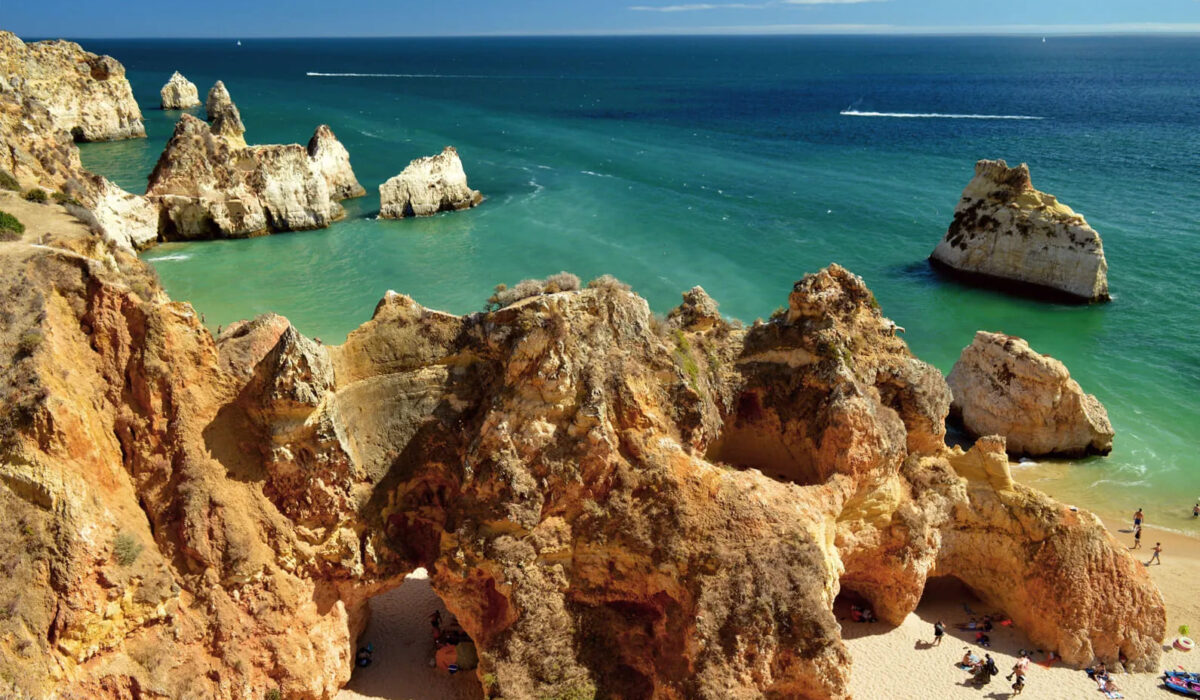 Praia dos Três Irmãos en Alvor, Algarve