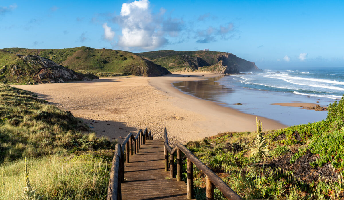 Praia do Amado en el Algarve