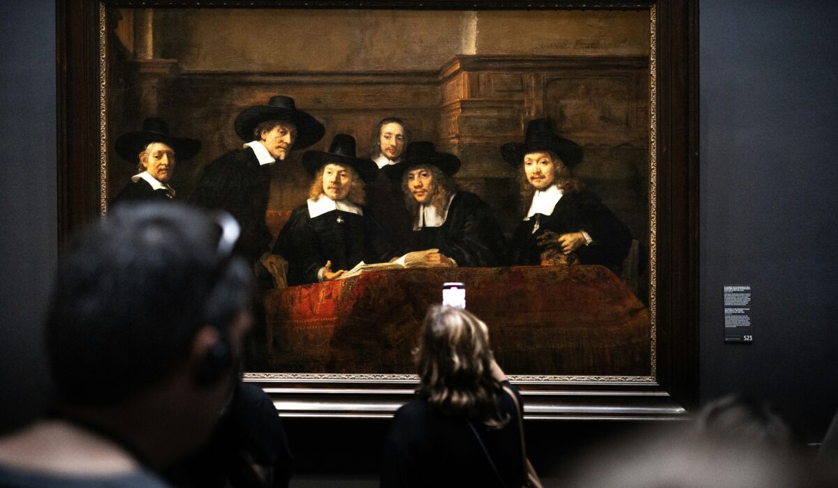 Los síndicos de los pañeros de Rembrandt en el Rijksmuseum