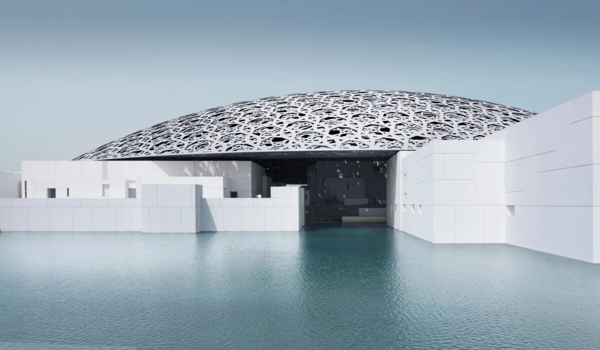 Exterior del Museo de Abu Dhabi