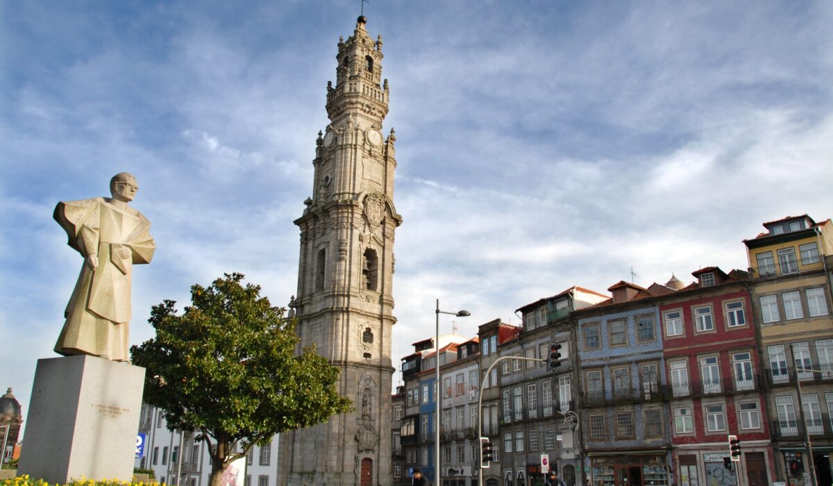 Torre de los Clérigos en Oporto