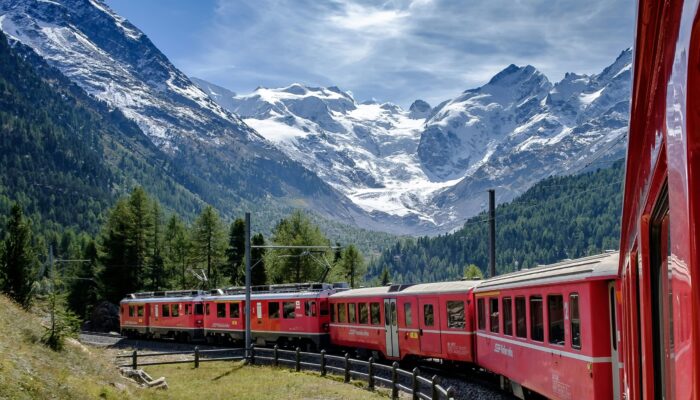 Ruta en trenes panorámicos por Suiza