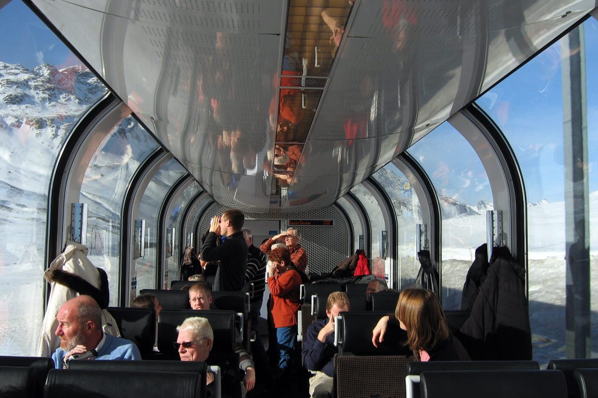 Tren rojo de Bernina Express